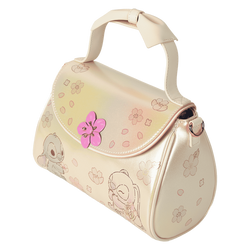 Loungefly Disney Stitch & Angel Cherry Blossom Bow Handle Crossbody Bag (Online Order Only)
