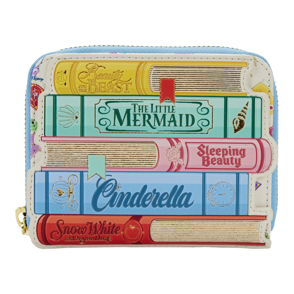 Loungefly: Disney - Princess Books Classics Zip Around Wallet (ONLINE ORDER ONLY)