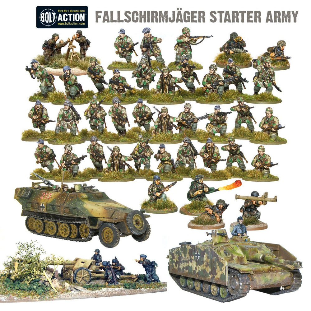 Bolt Action: WWII German Fallschirmjager Starter Army (ONLINE ORDER ONLY)