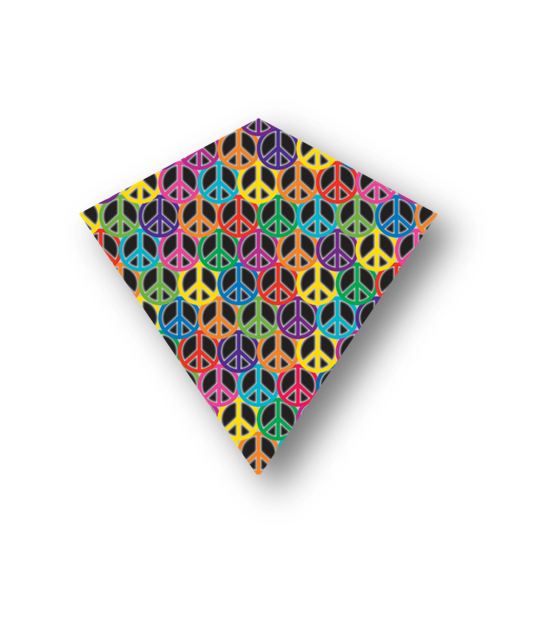 30" Nylon Wind Diamond Peace (ONLINE ORDER ONLY)