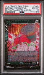 2018 DRAGON BALL SUPER RIBRNNE. TRSFM.CMPLT. #P-052 - PSA 10 (Online Order Only)