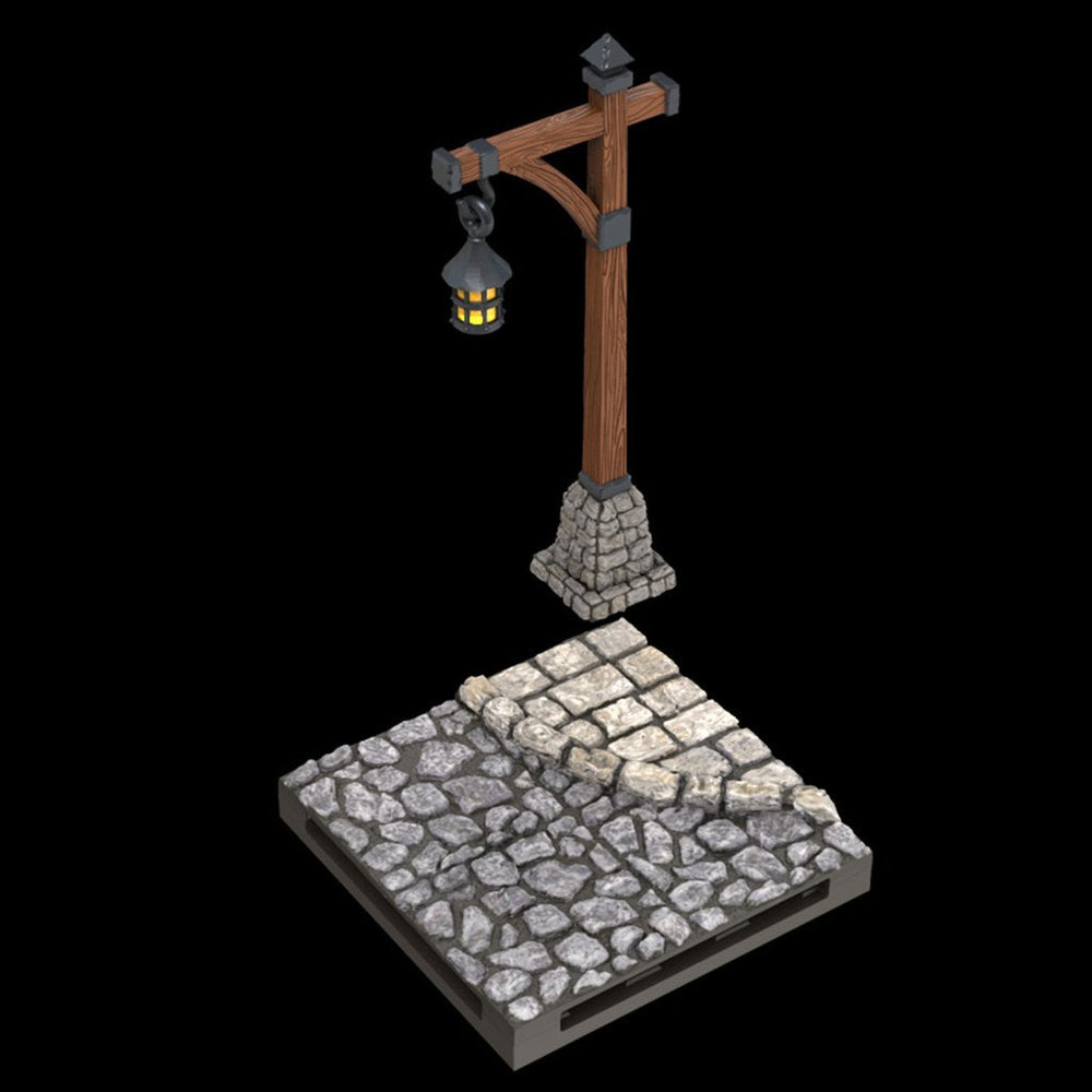 WarLock Tiles: Town & Village - Town Square (ONLINE ORDER ONLY)
