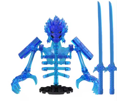 Blue Spirit Armor Warrior Custom Minifig (Online Only)