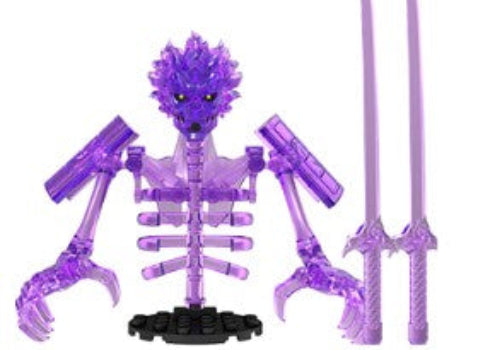Purple Spirit Armor Warrior Custom Minifig (Online Only)