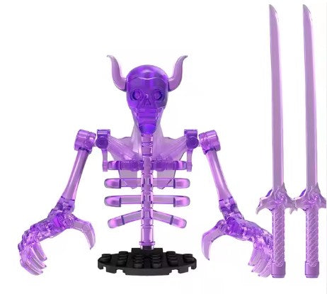 Purple Spirit Armor Warrior Custom Minifig (Online Only)