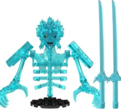 Teal Spirit Armor Warrior Custom Minifig (Online Only)