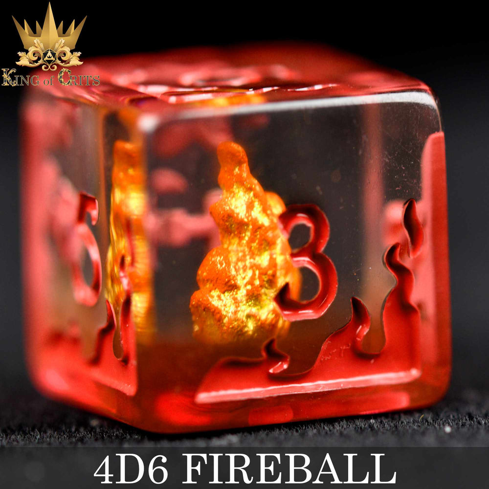 Fireball 4D6 Dice Set (Online Order Only)