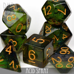 Acid Spray Dice Set (Online Order Only)