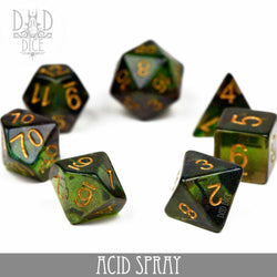 Acid Spray Dice Set (Online Order Only)