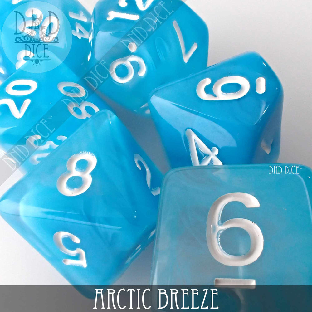 Arctic Breeze Dice Set (Online Order Only)