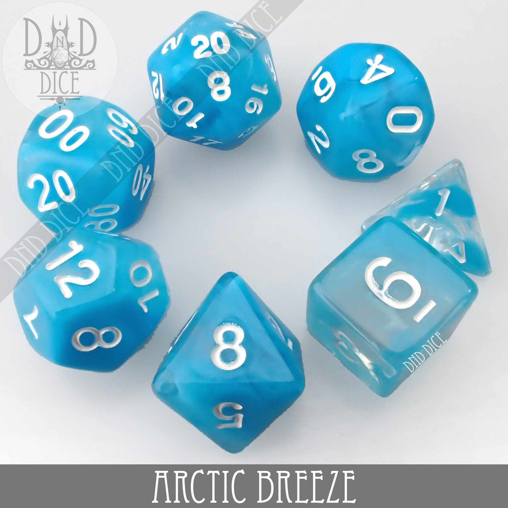Arctic Breeze Dice Set (Online Order Only)
