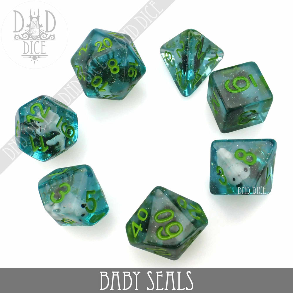 Baby Seals Dice Set (Online Order Only)