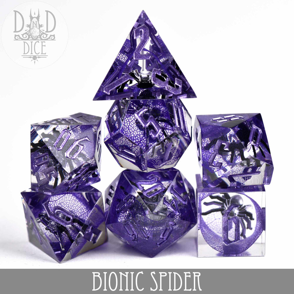 Bionic Spider Handmade Dice Set (Online Order Only)