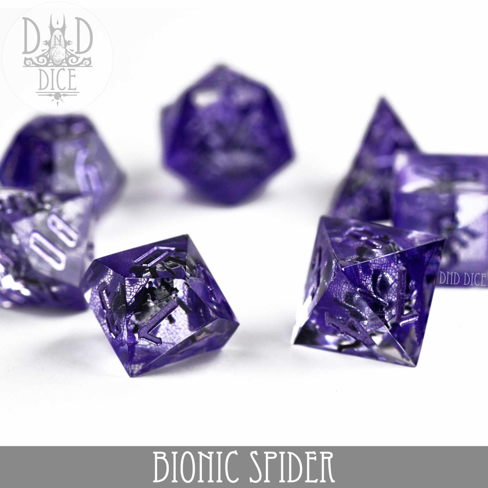 Bionic Spider Handmade Dice Set (Online Order Only)
