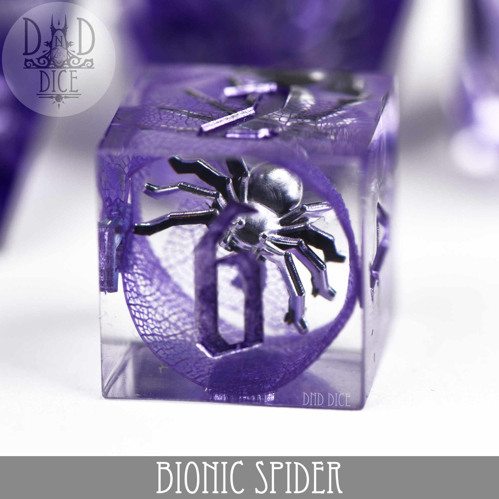 Bionic Spider Handmade Dice Set (Online Order Only)