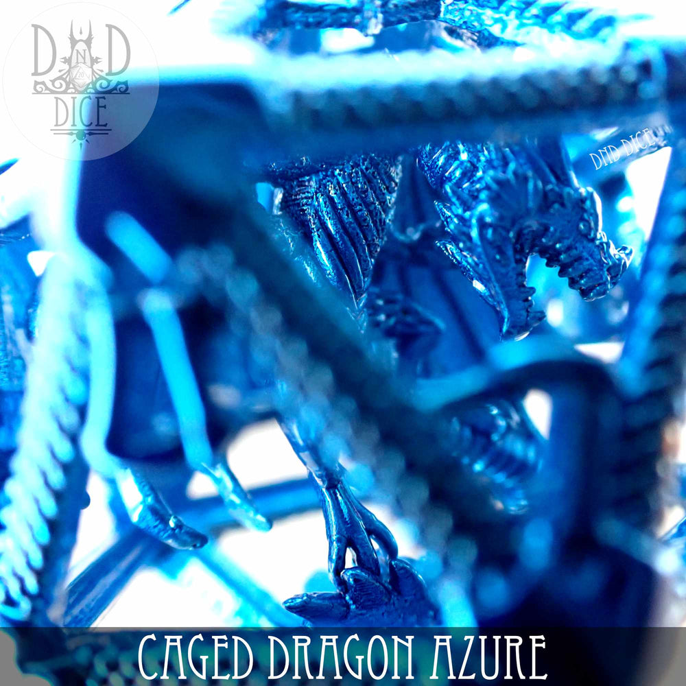 Caged Dragon D20 (6 Colors) (Online Order Only)