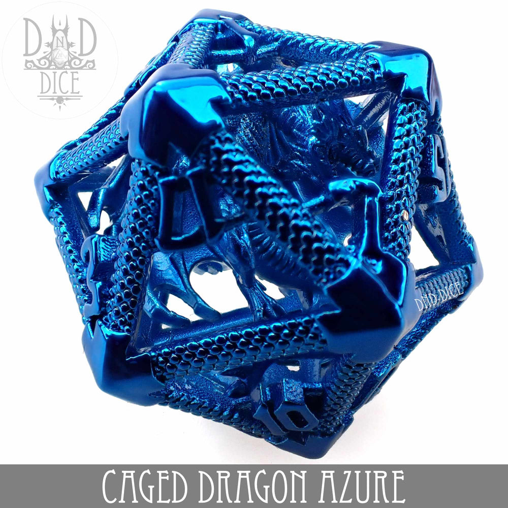 Caged Dragon D20 (6 Colors) (Online Order Only)
