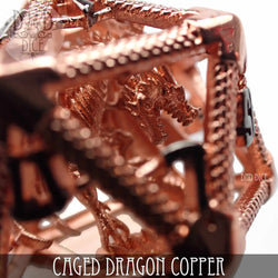 Caged Dragon D20 (6 Colors) (Online Order Only)
