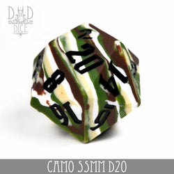 55mm D20 - Camo (Silicone) (Online Order Only)