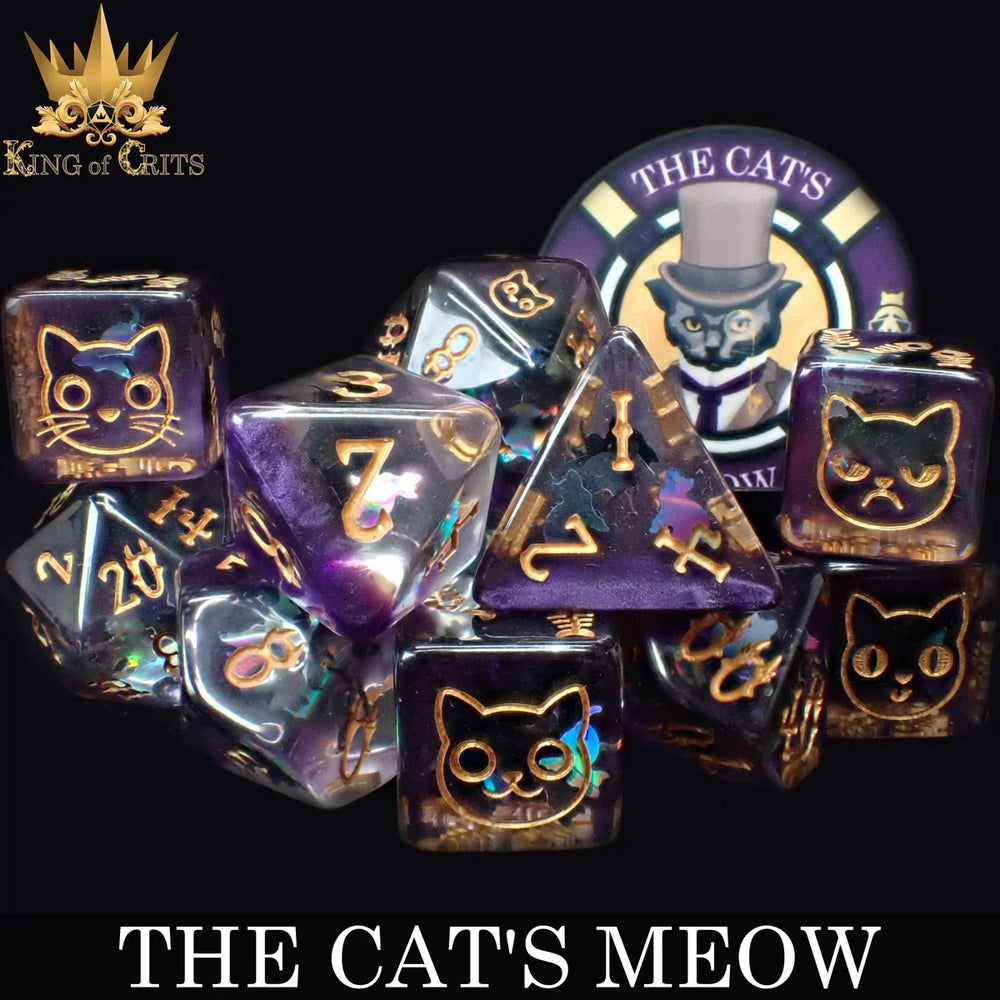 The Cat's Meow - 11 Dice Set (Online Order Only)