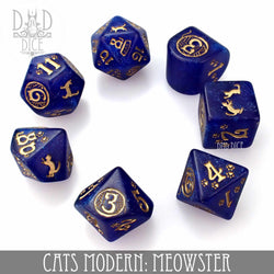 Cats Modern: Meowster Dice Set (Online Order Only)