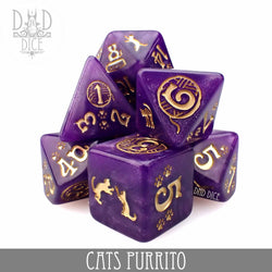 Cats: Purrito Dice Set (Online Order Only)