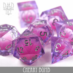 Cherry Bomb Liquid Core Dice Set (Online Order Only)
