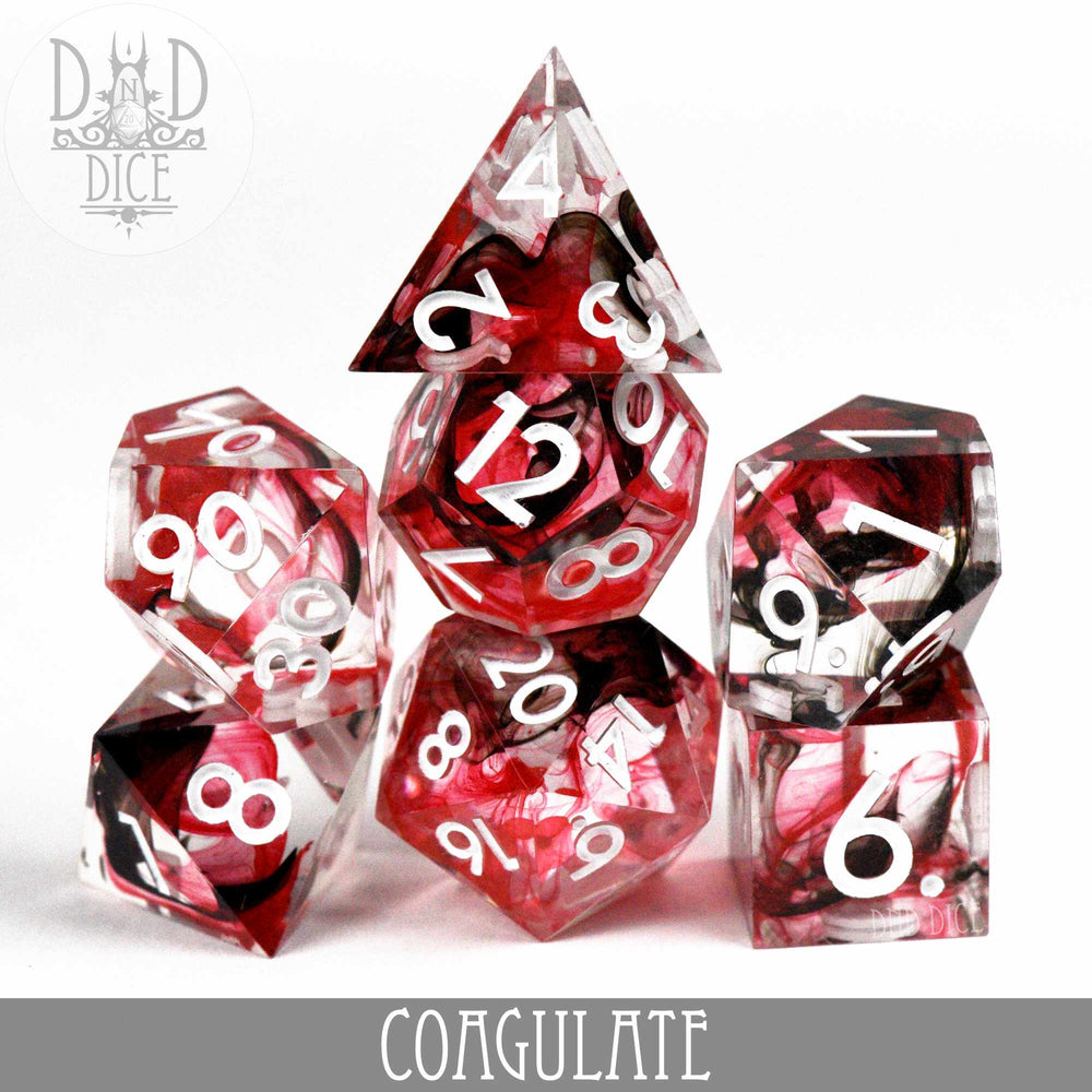 Coagulate Handmade Dice Set (Online Order Only)