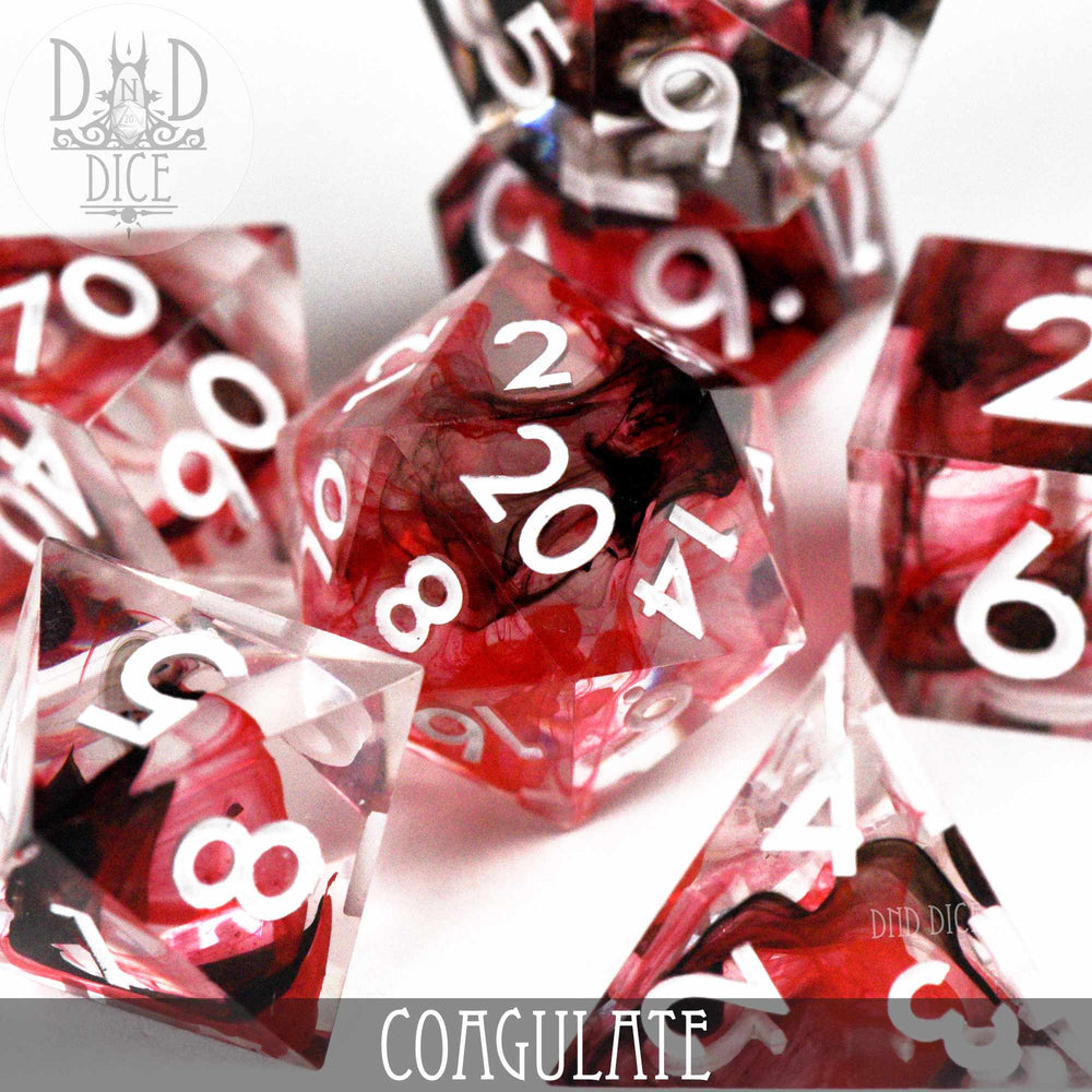 Coagulate Handmade Dice Set (Online Order Only)