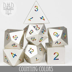 Counting Colors Metal Dice Set (Online Order Only)