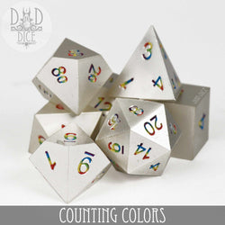 Counting Colors Metal Dice Set (Online Order Only)