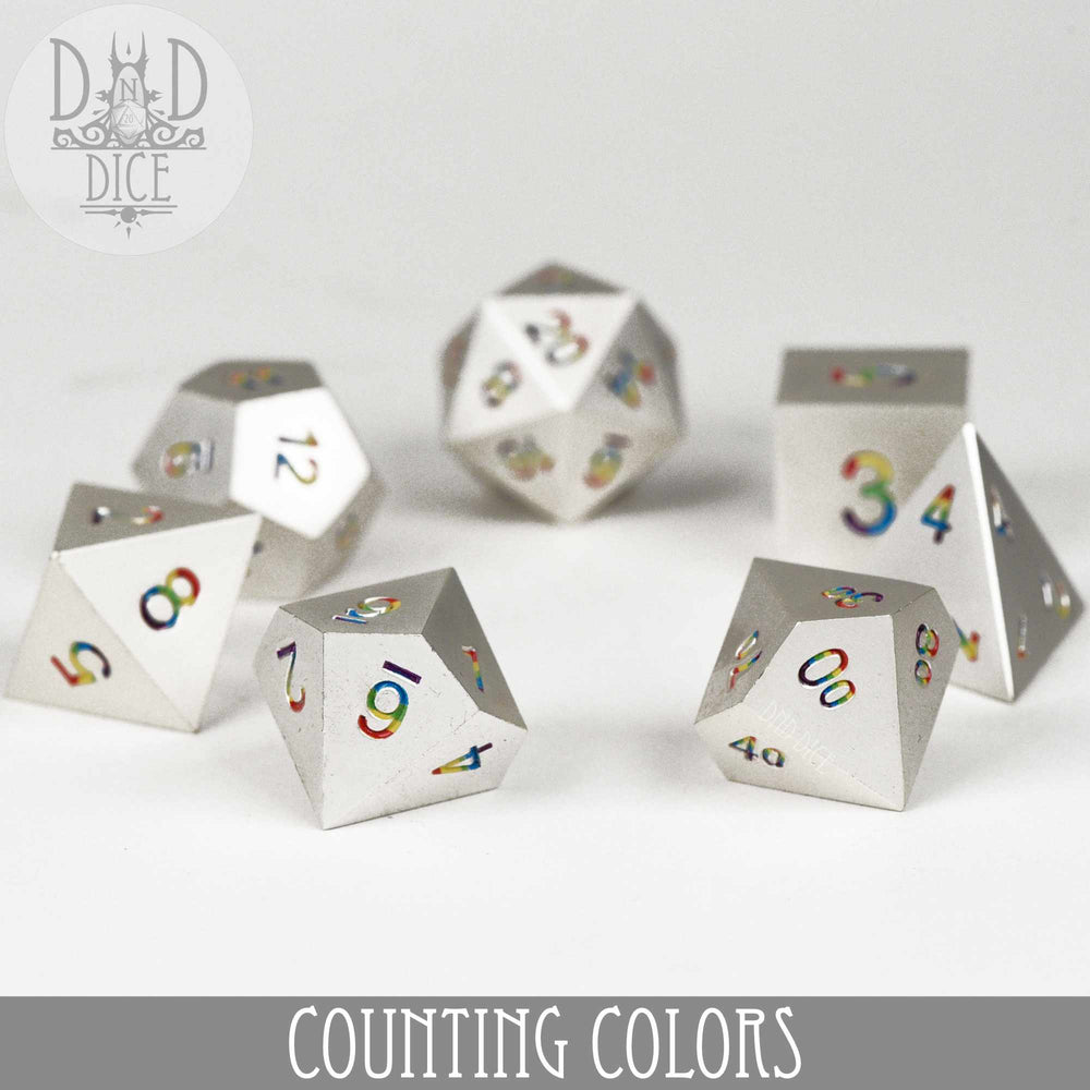 Counting Colors Metal Dice Set (Online Order Only)