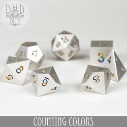 Counting Colors Metal Dice Set (Online Order Only)