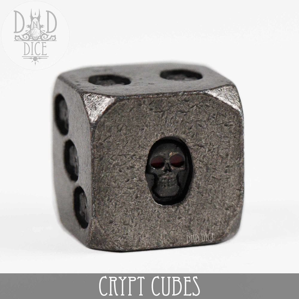 Crypt Cubes 6D6 Metal Dice Set (Online Order Only)