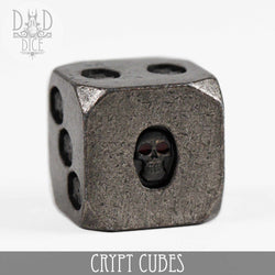 Crypt Cubes 6D6 Metal Dice Set (Online Order Only)