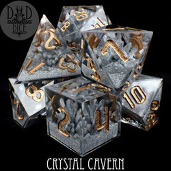 Crystal Cavern Handmade Dice Set (Online Order Only)