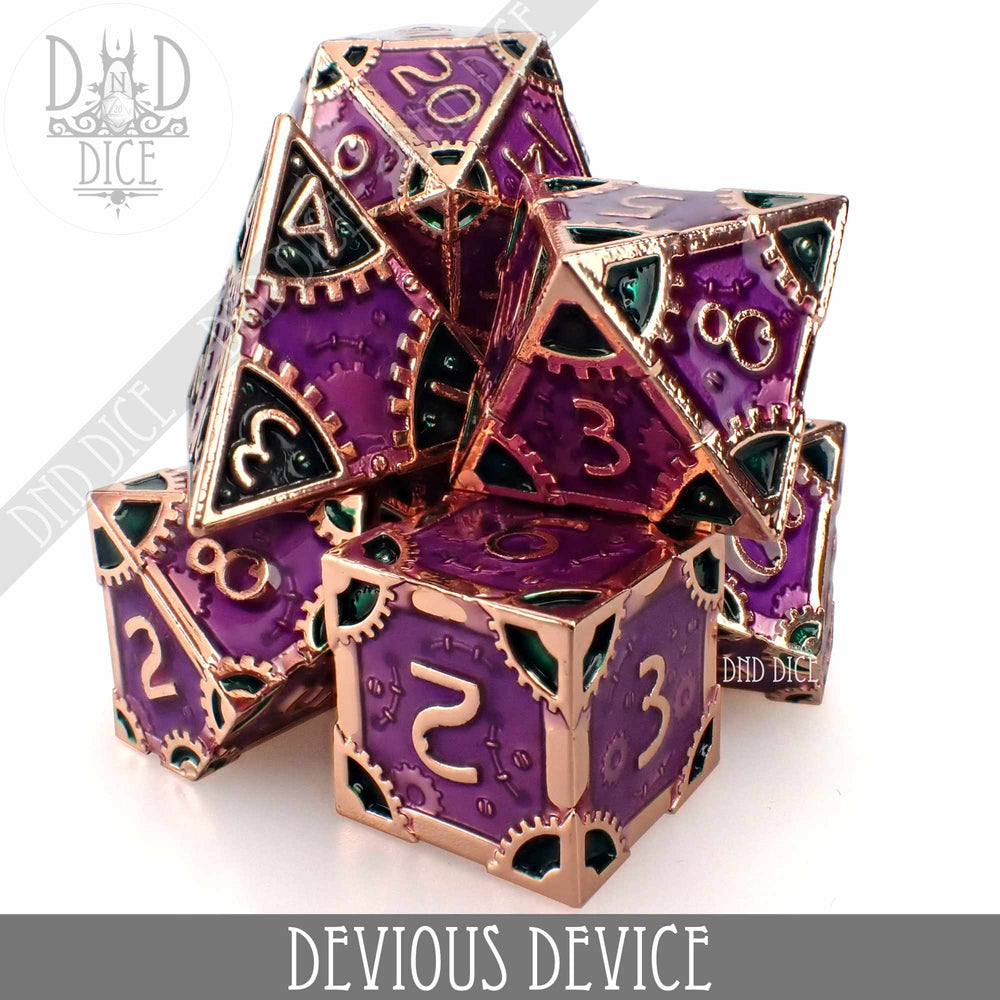 Devious Device Metal Dice Set (Online Order Only)