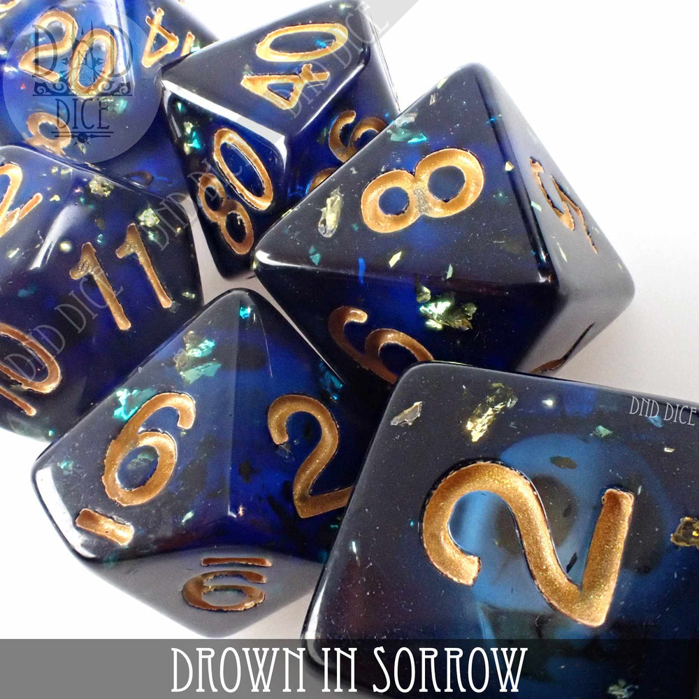 Drown in Sorrow Dice Set (Online Order Only)