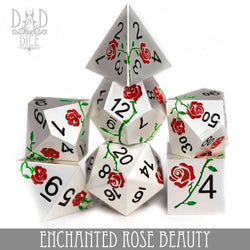 Enchanted Rose: Beauty - Metal Dice Set (Online Order Only)