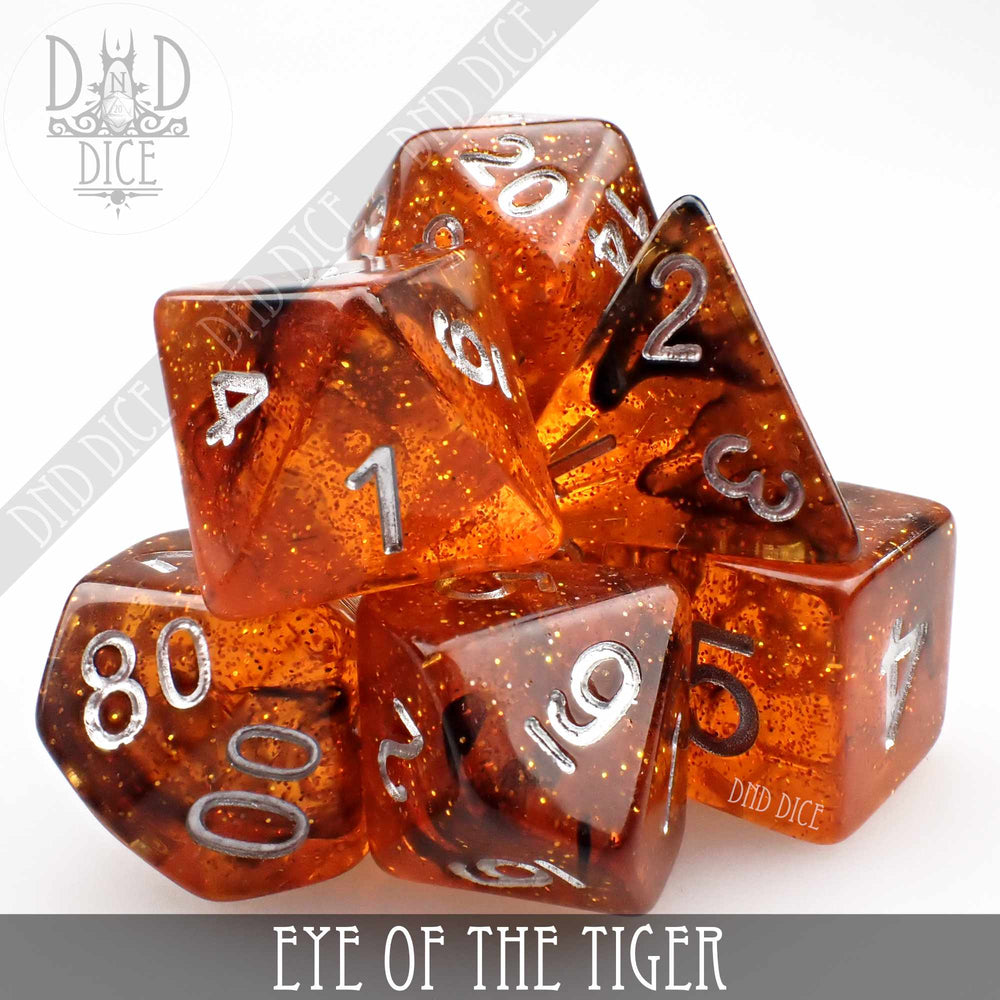 Eye of the Tiger Dice Set (Online Order Only)