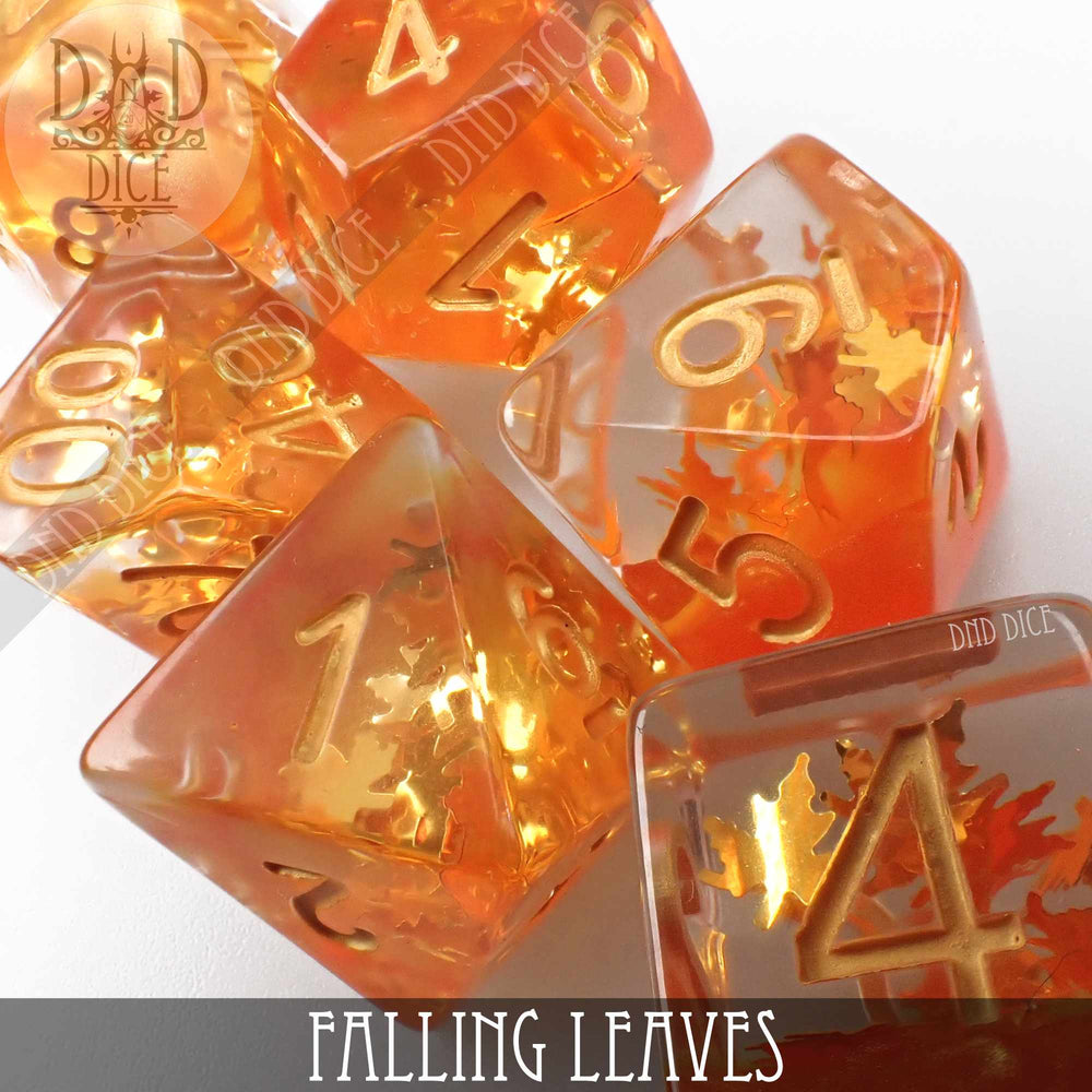 Falling Leaves Dice Set (Online Order Only)