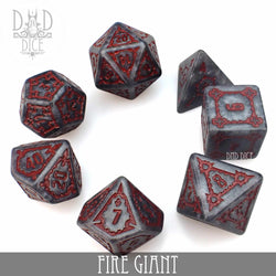 Fire Giant Dice Set (Oversize) (Online Order Only)