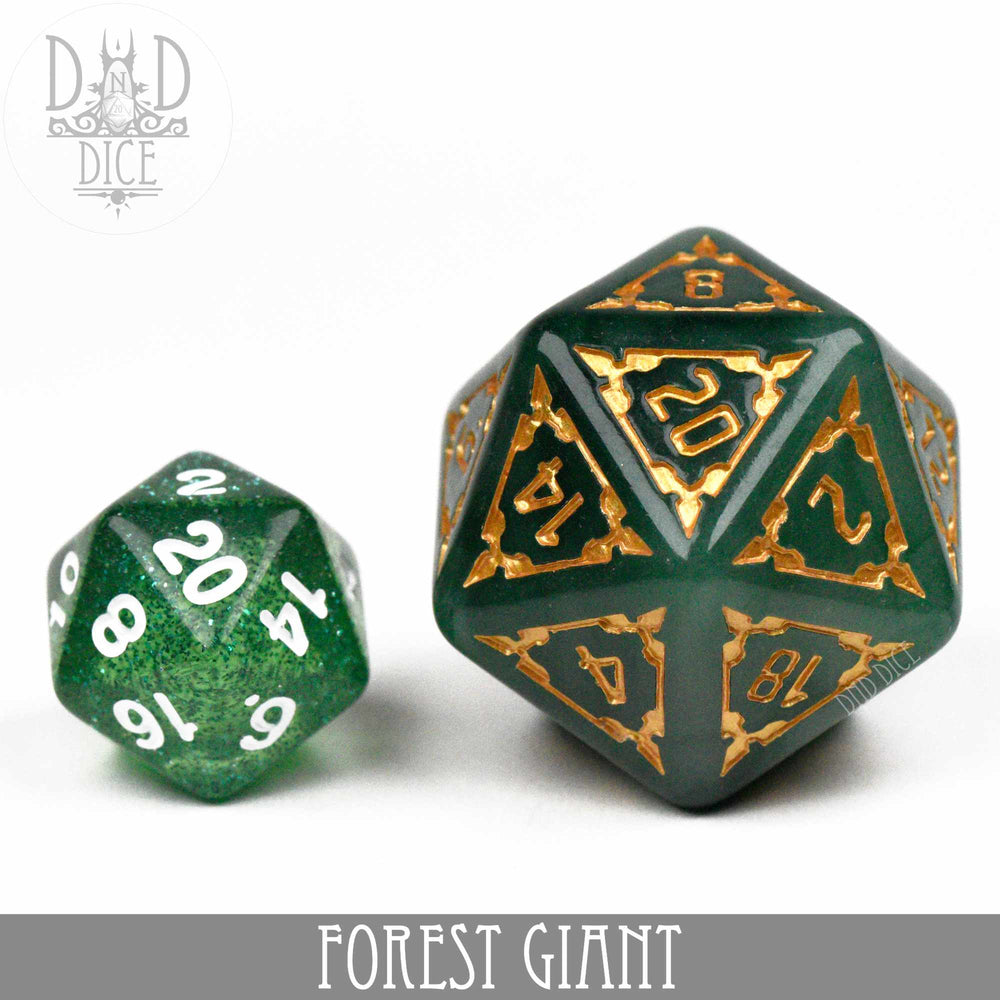 Forest Giant Dice Set (Oversize) (Online Order Only)