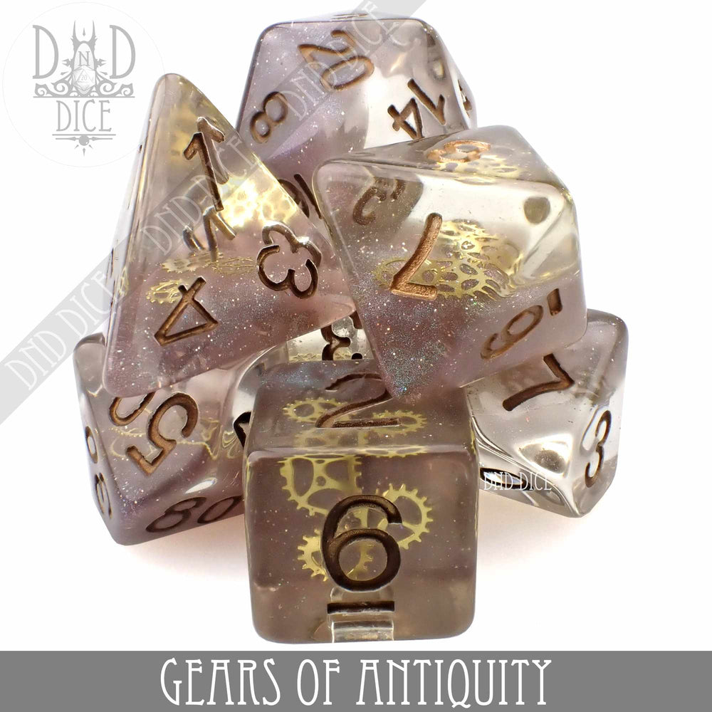 Gears of Antiquity Dice Set (Online Order Only)