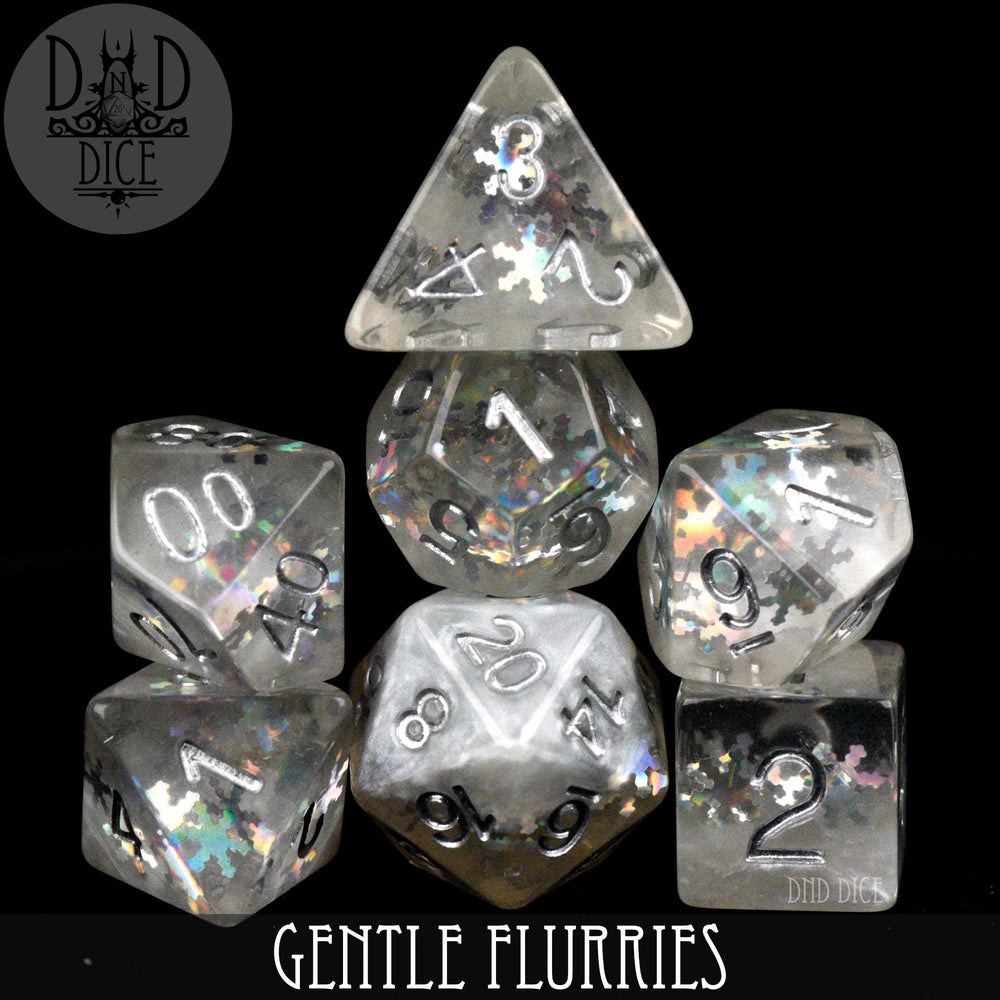 Gentle Flurries Dice Set (Online Order Only)