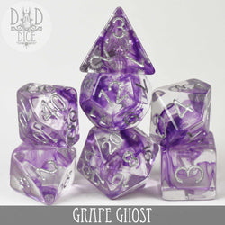 Grape Ghost Dice Set (Online Order Only)