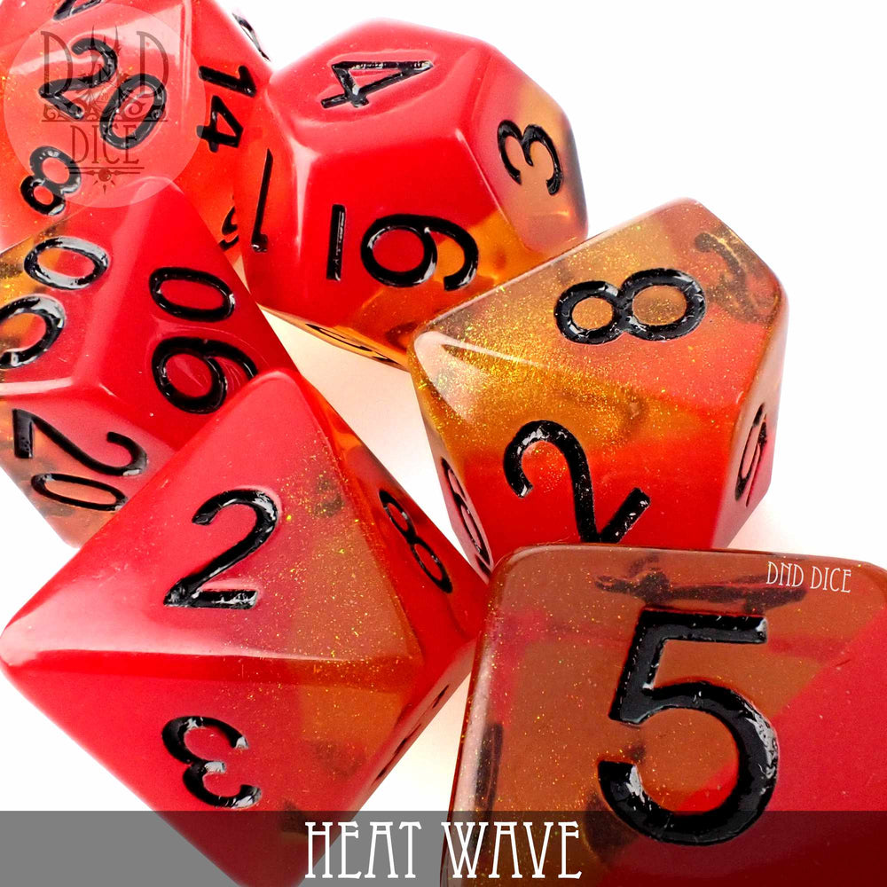 Heat Wave Dice Set (Online Order Only)