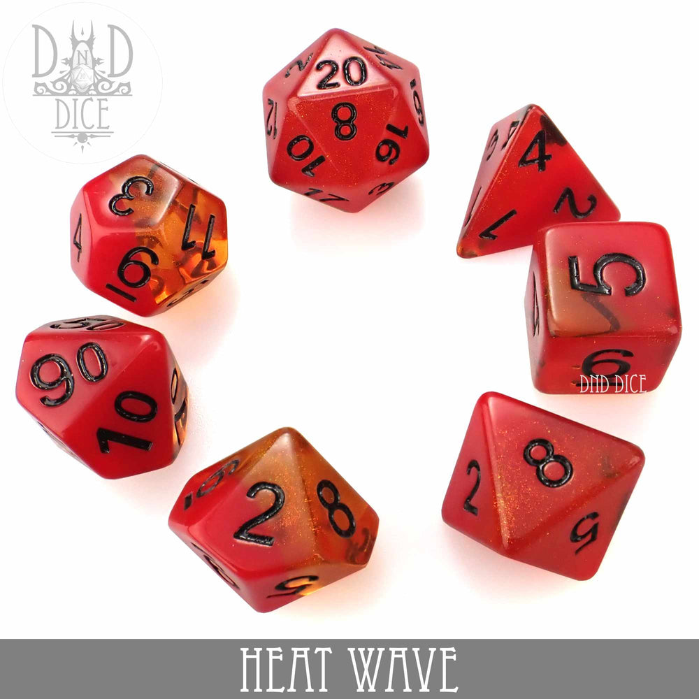 Heat Wave Dice Set (Online Order Only)
