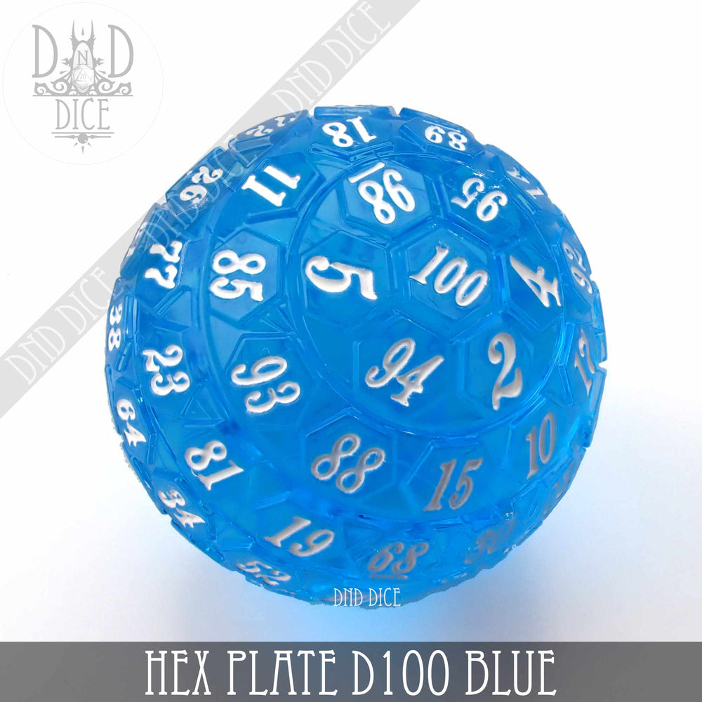 Hex Plate D100 Blue (45mm) (Online Order Only)
