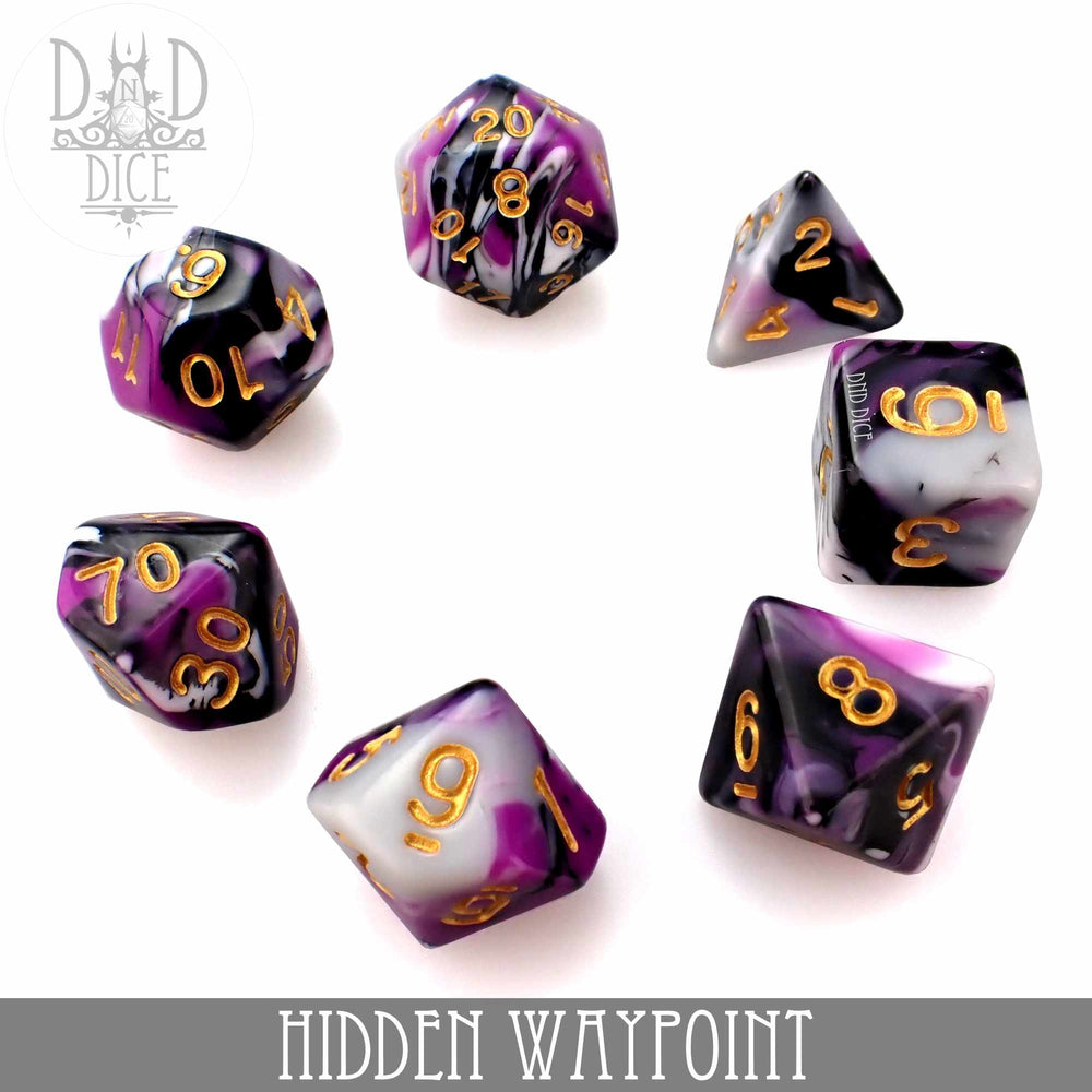 Hidden Waypoint Dice Set (Online Order Only)